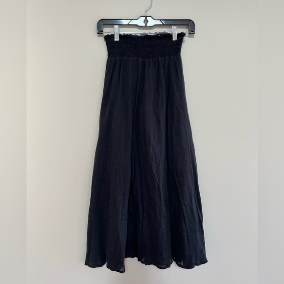 Athleta Dresses & Skirts - Athleta Flowy 100% Cotton Bohemian Lightweight Maxi Skirt in Black, size XS